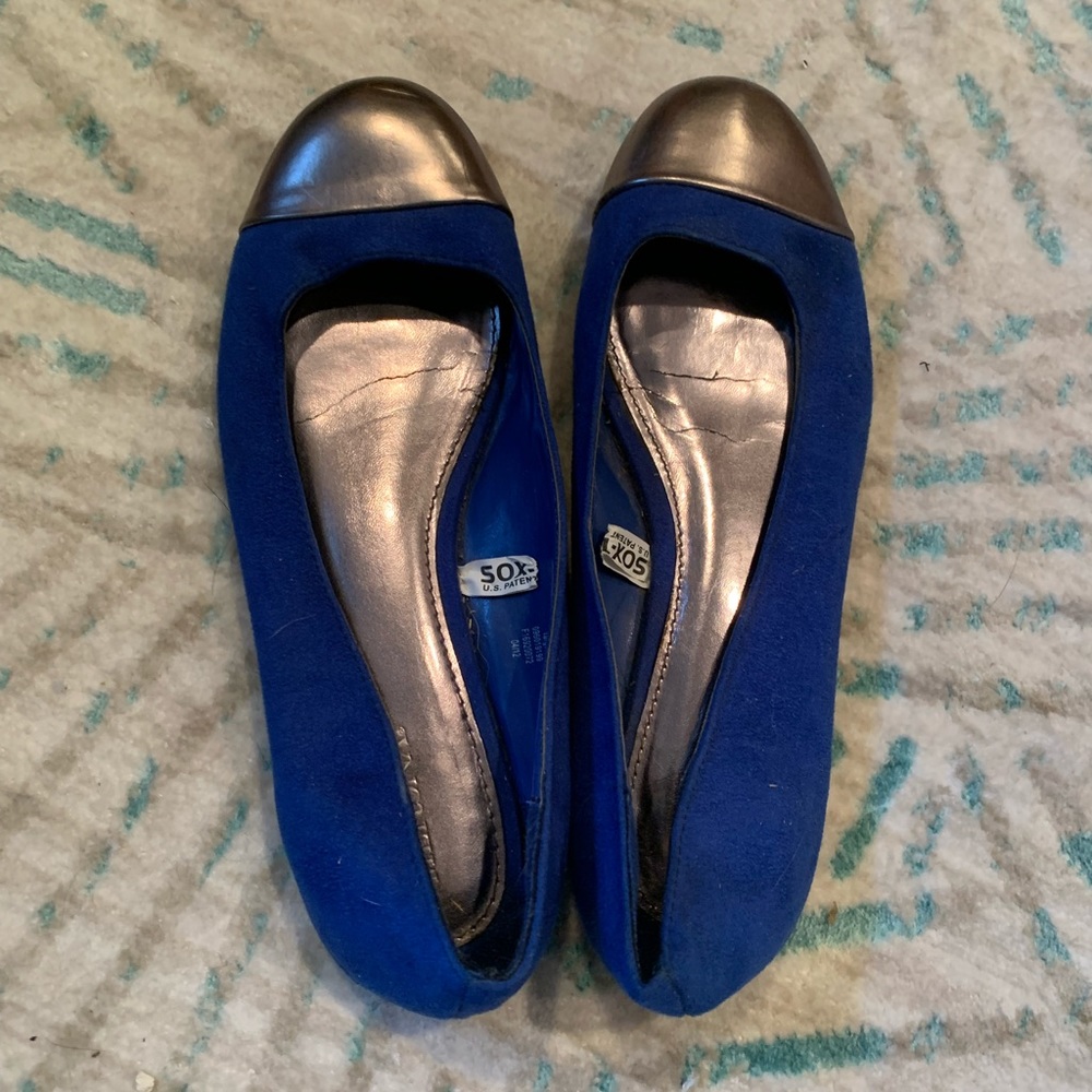 Blue flats